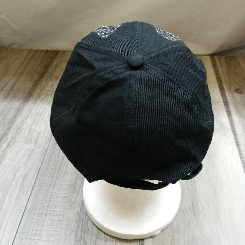 Harley Davidson Baseball Hat Cap Wing Design Rhinestone Studded Loop Back - Picture 5 of 11